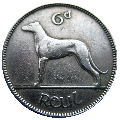 Irish 1953 Sixpence Value