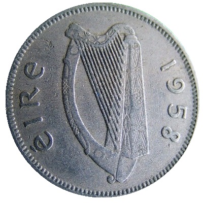 Eire 1958 Sixpence