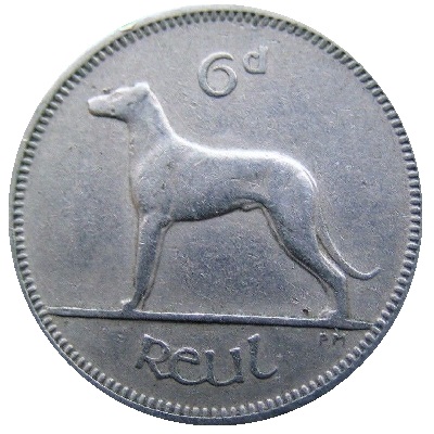 Irish 1959 Sixpence Value