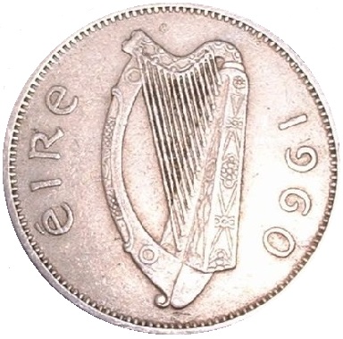 Eire 1960 Sixpence