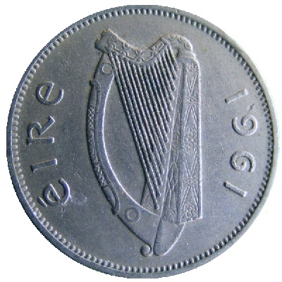 Eire 1961 Sixpence
