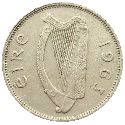 Eire 1963 Sixpence