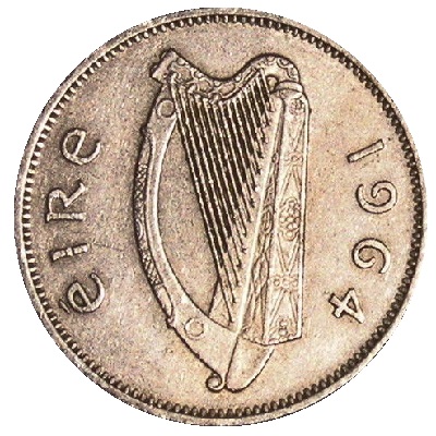 Eire 1964 Sixpence