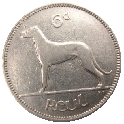 Irish 1966 Sixpence Value
