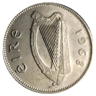 Eire 1968 Sixpence
