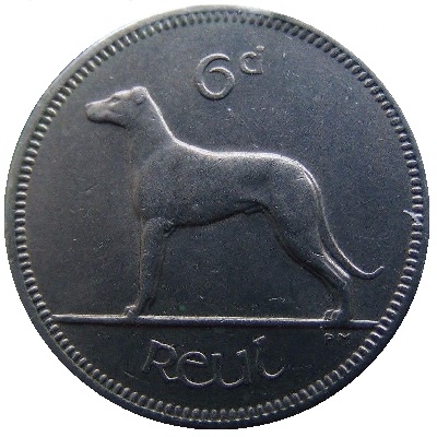Irish 1969 Sixpence Value