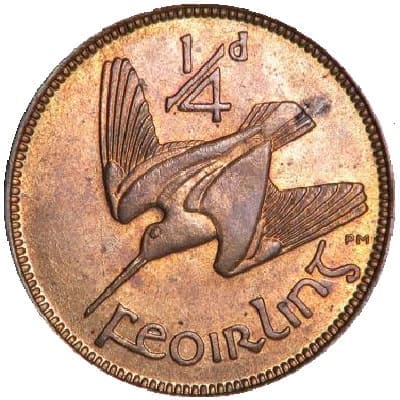 Irish 1940 Farthing Value