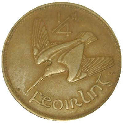 Irish 1941 Farthing Value