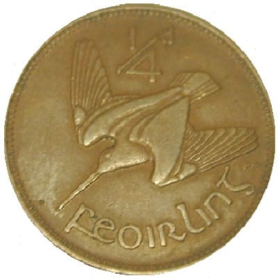 Irish 1944 Farthing Value