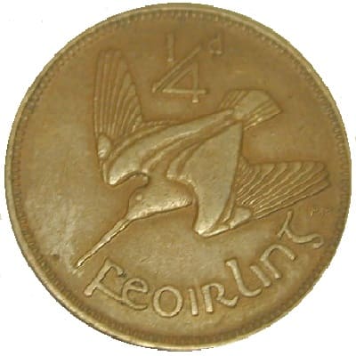 Irish 1946 Farthing Value