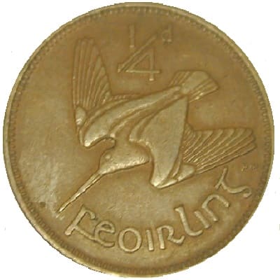 Irish 1949 Farthing Value