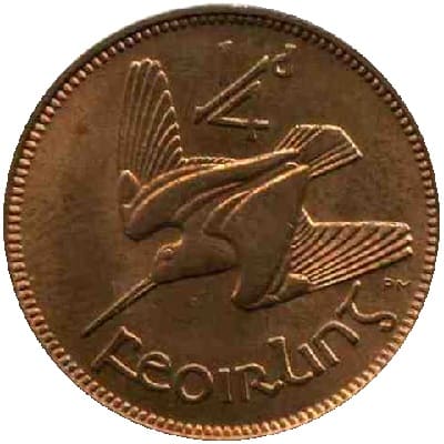 Irish 1959 Farthing Value