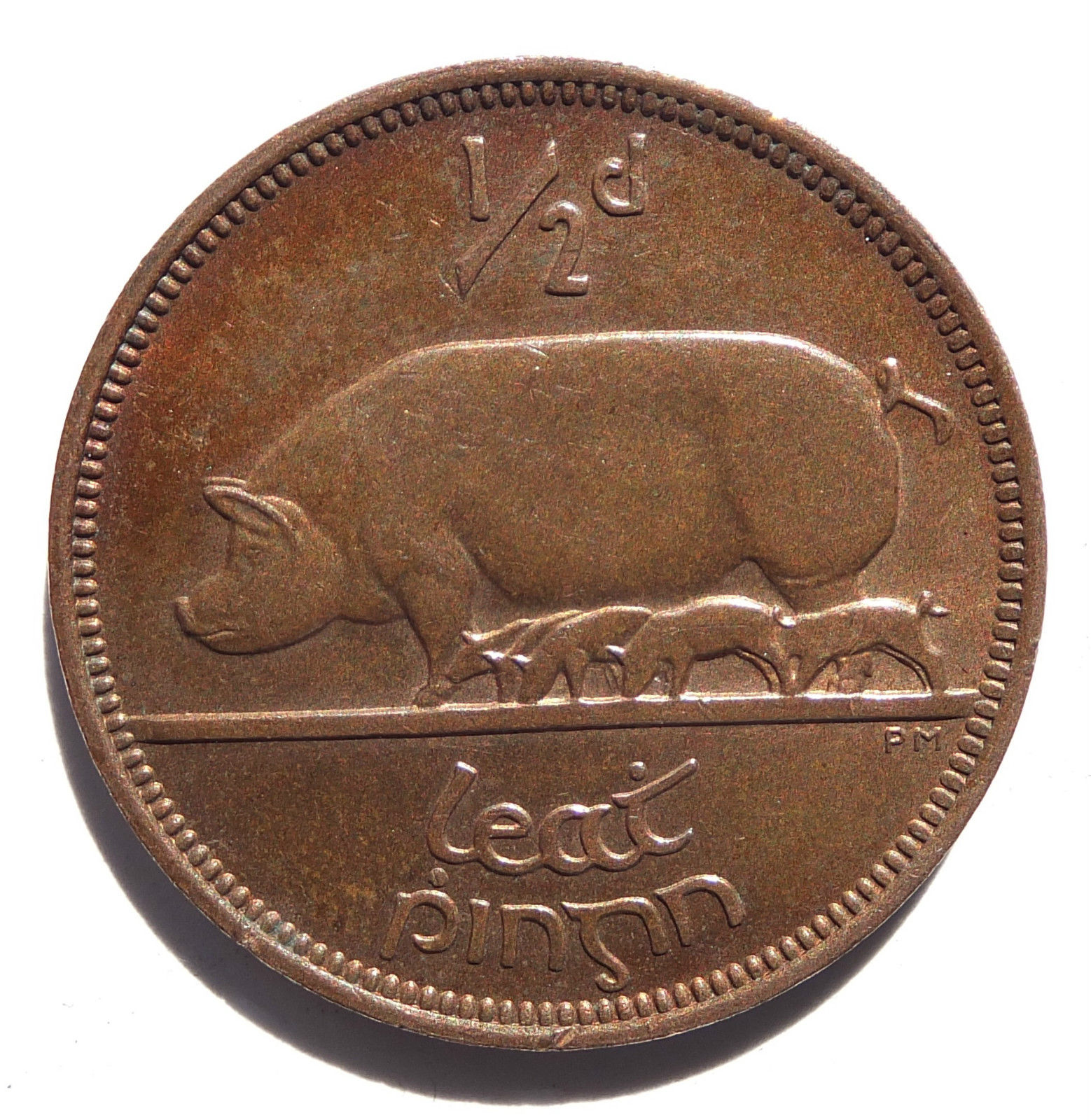 Irish 1942 Half Penny Value