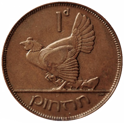 Irish 1933 Penny Value