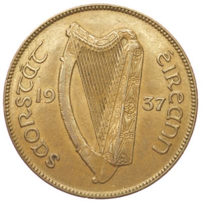 Irish Free State 1937 Penny