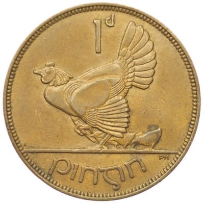 Irish 1937 Penny Value