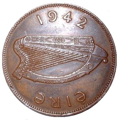 Irish Republic 1942 Penny