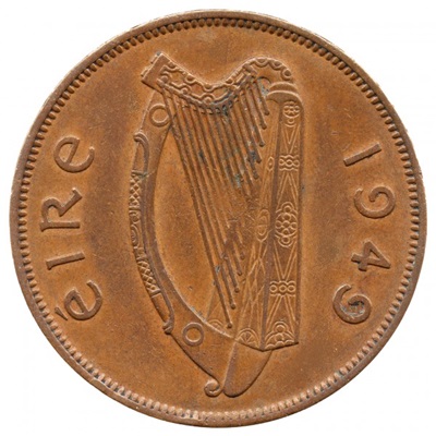 Irish Republic 1949 Penny