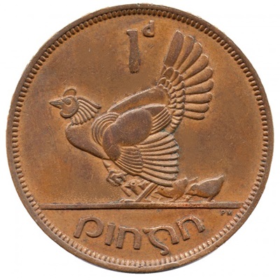Irish 1949 Penny Value