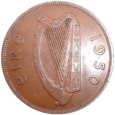 Irish Republic 1950 Penny