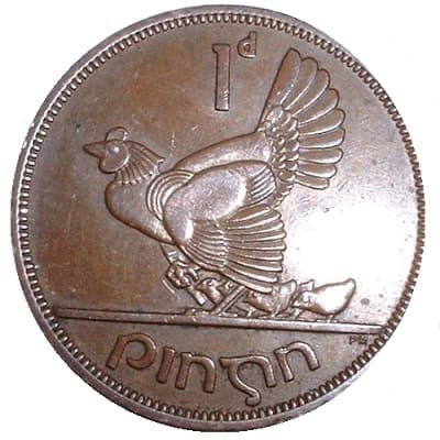 Irish 1952 Penny Value