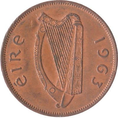Irish Republic 1963 Penny