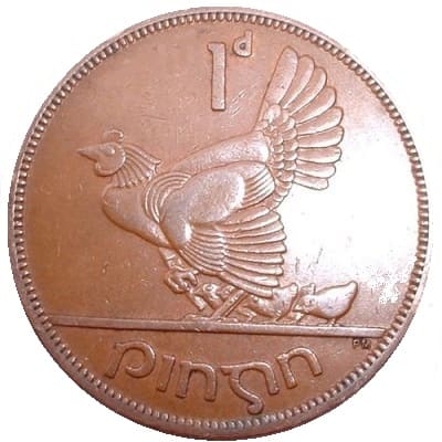 Irish 1964 Penny Value