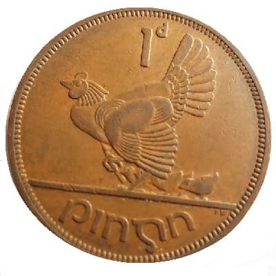 Irish 1965 Penny Value
