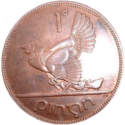 Irish 1967 Penny Value