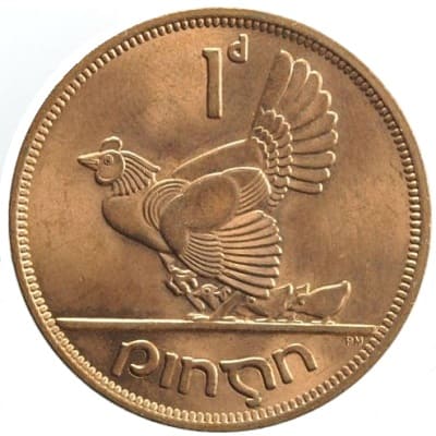 Irish 1968 Penny Value