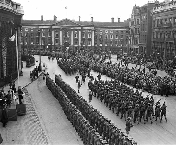 Easter Commemoration Parade in..., Dublin, Ireland