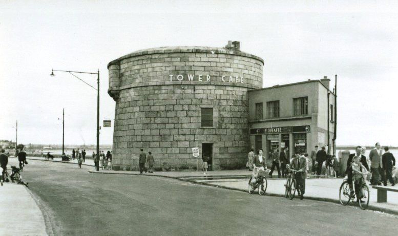 Martello Tower Sandymount 1950 – Historic Dublin Coast, Dublin, Ireland