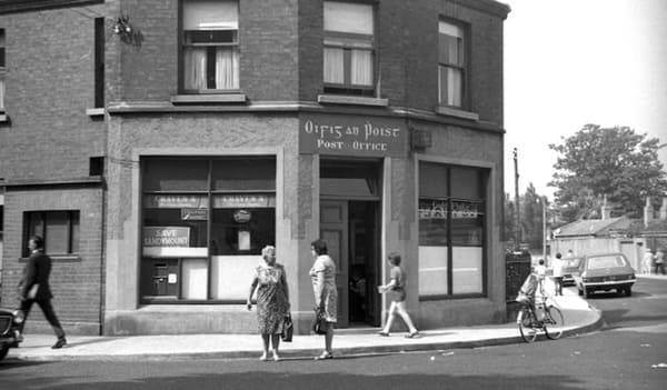 Vintage 1972 View of Sandymount Village, Dublin, Ireland