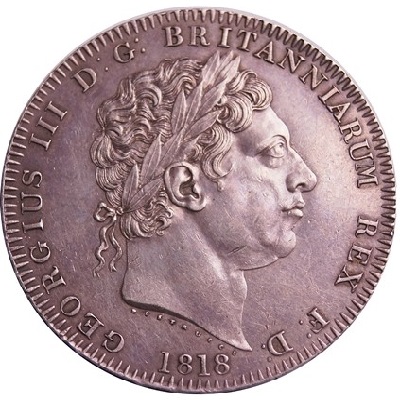 UK 1818 Crown Value
