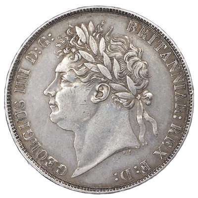 UK 1821 Crown Value