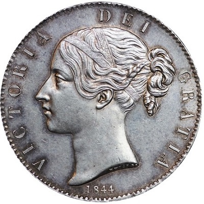 UK 1844 Crown Value