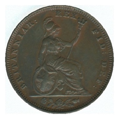 1827 UK Farthing Value