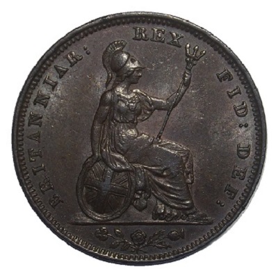 1829 UK Farthing Value