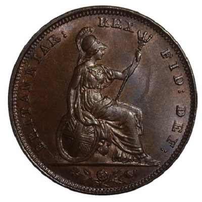 1835 UK Farthing Value