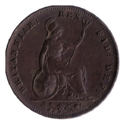 1836 UK Farthing Value