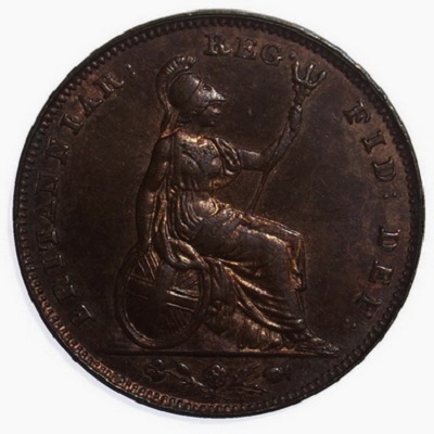 1838 UK Farthing Value