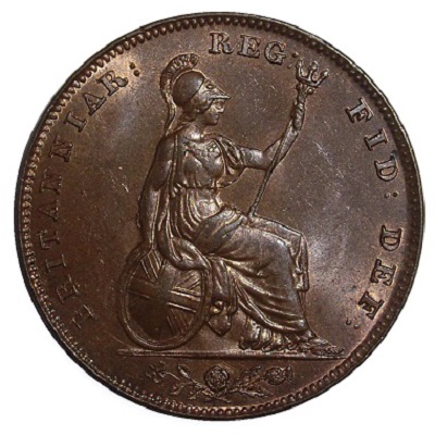 1842 UK Farthing Value