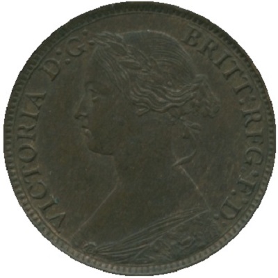 Farthing 1865 Value