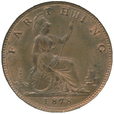 UK Farthing 1878 Value