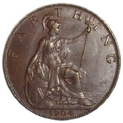 UK Farthing 1904 Value