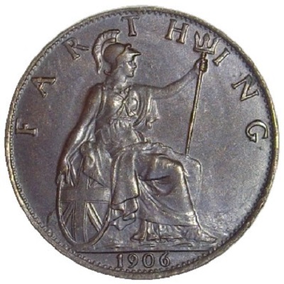 UK Farthing 1906 Value