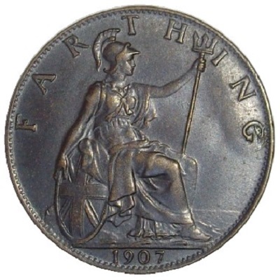 UK Farthing 1907 Value