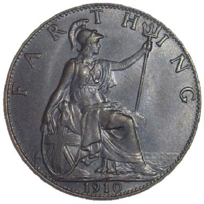 UK Farthing 1910 Value