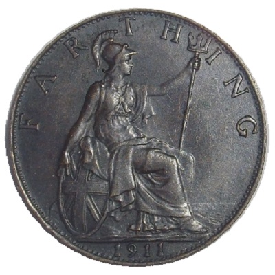 UK Farthing 1911 Value