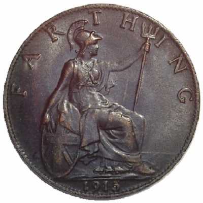 UK Farthing 1915 Value